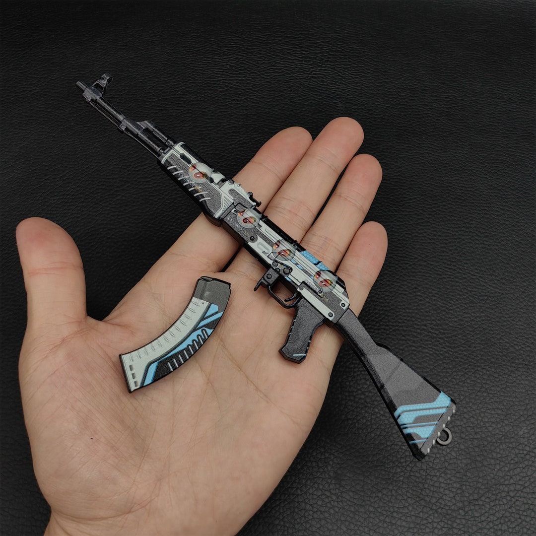 CSGO AK47 Vulcan Skin Small Size Replica Vulcan AK47 1/6 Scale Metal ...