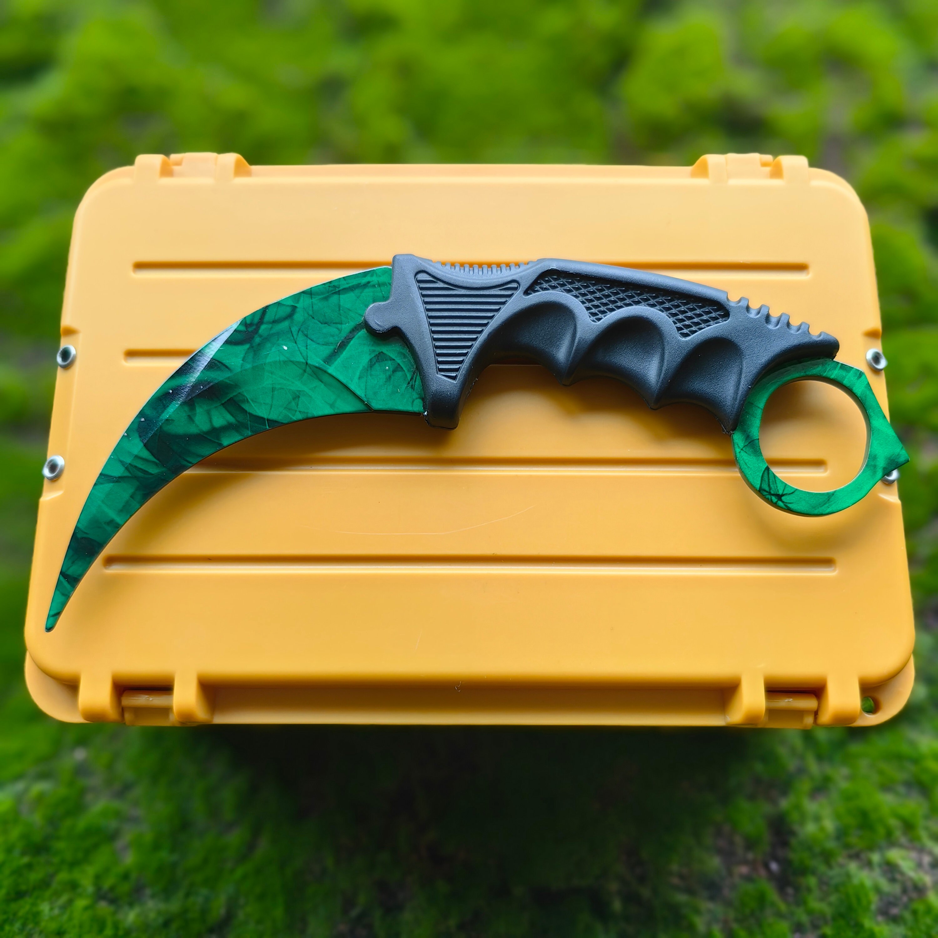 CSGO Gamma Doppler Karambit Trainer: Steel Cosplay Knife Gift Box - Etsy
