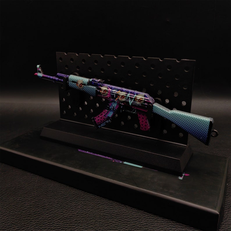 CSGO AK47 Neon Rider Skin Small Scale Replica Neon Rider AK47 1/6 Scale ...