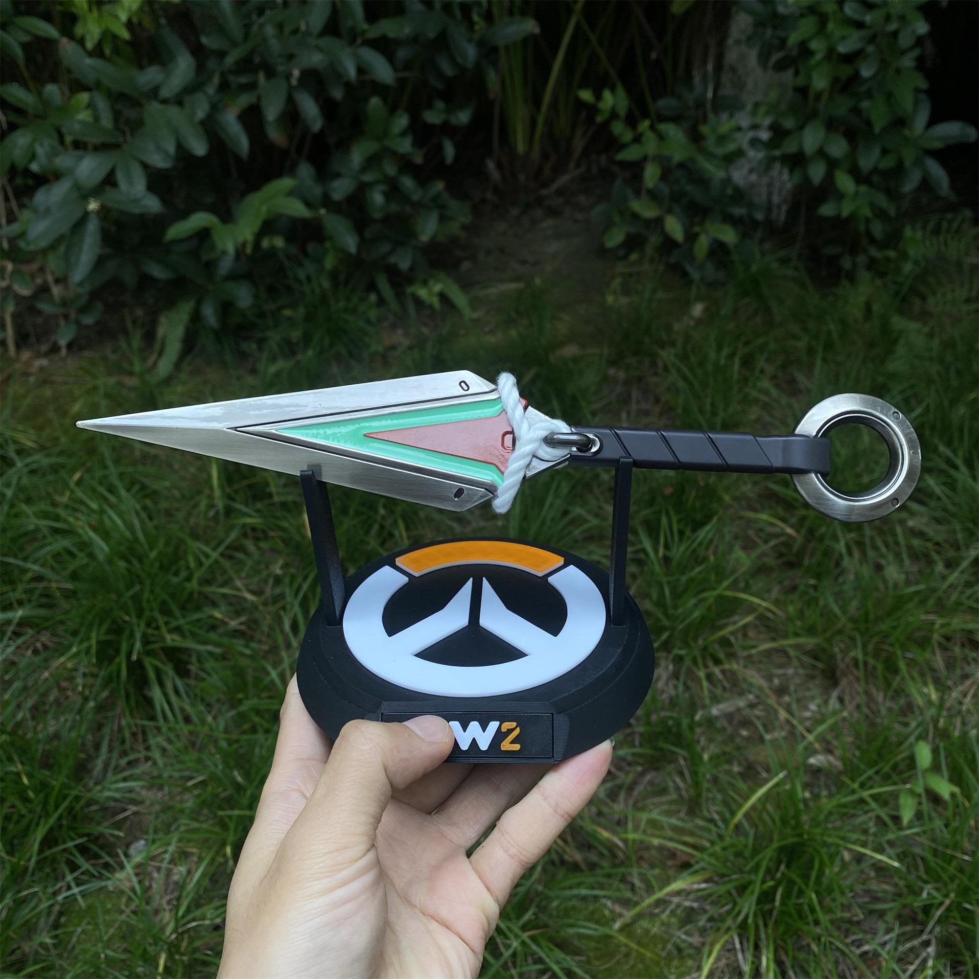 OW2 キリコ クナイ 小道具 金属製 キリコナイフ IRL コスプレ小道具