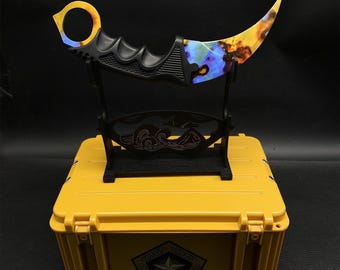 Caja Gamma endurecida de CSGO, caja de regalo de almacenamiento para Karambit Trainer, caja de regalo para colección.