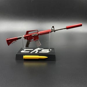 CSGO M4A1-S Hot Rod Miniature CS2 Tiny Gun Réplique en métal cadeau Gamer
