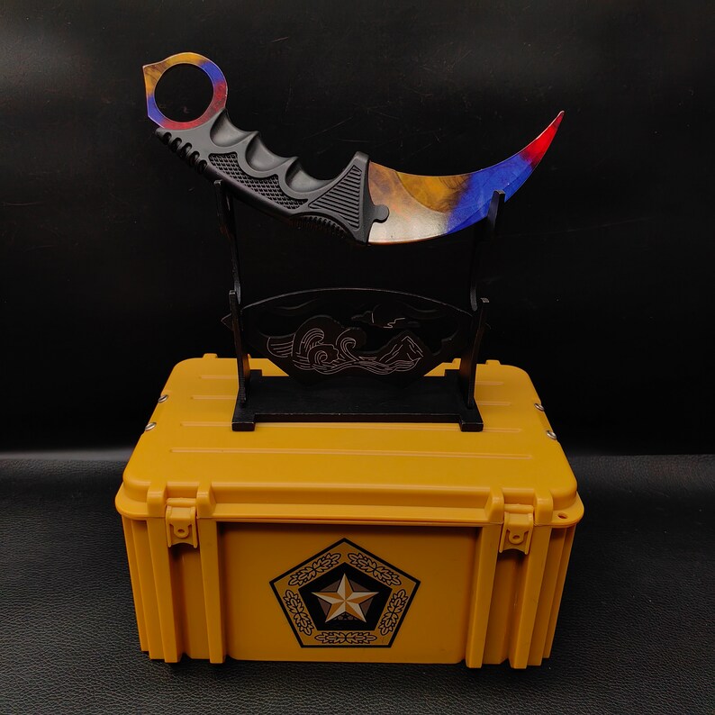 CSGO Gamma Loot Box Marble Fade Karambit Rare CSGO Skin Knife Trainer
