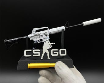 CSGO M4A1-S Printstream M4A1 Red Hod ミニチュア：1/5スケール