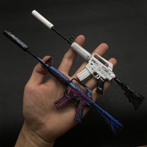 CSGO M4A1-S Printstream Miniature: 1/5 Scale Metal Replica
