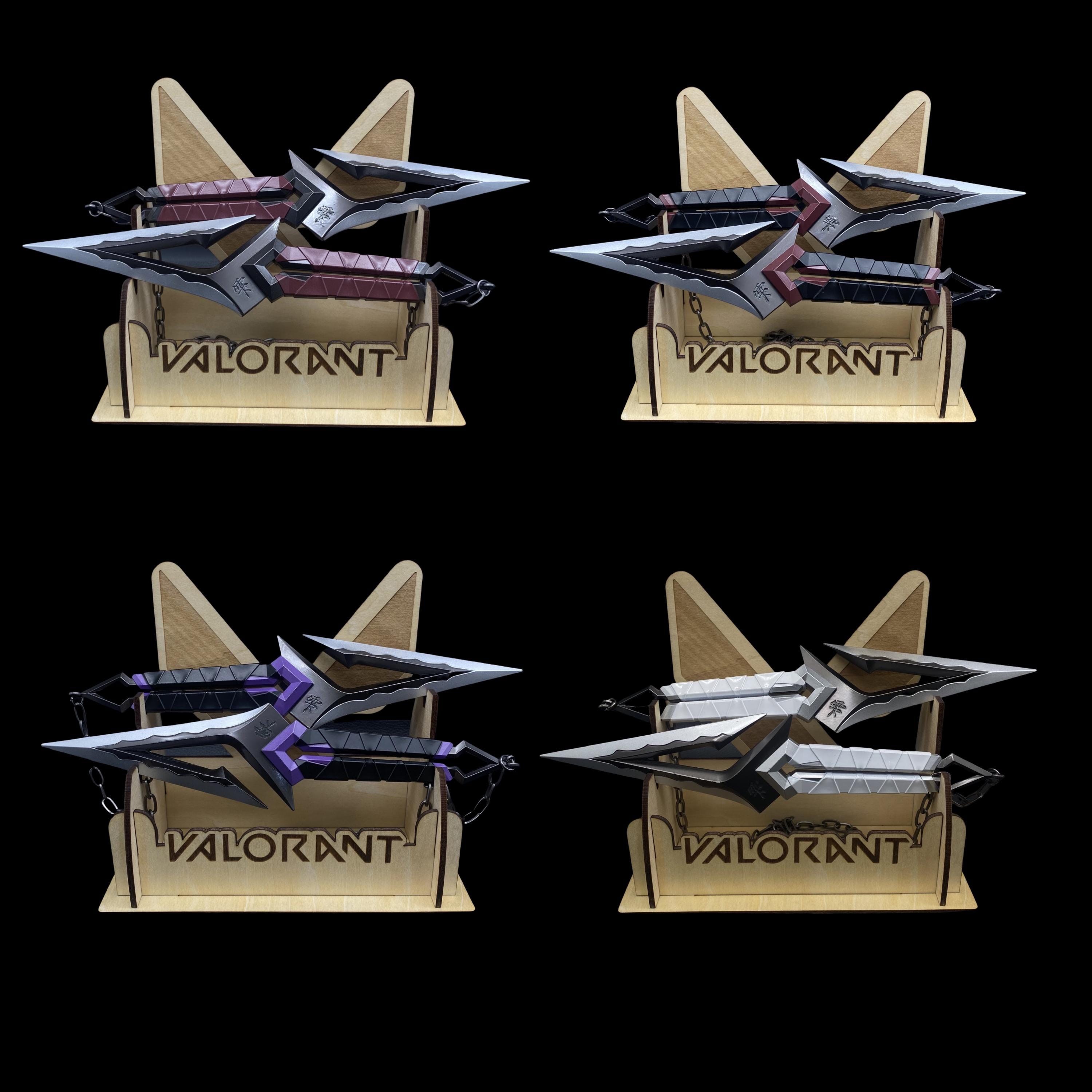 Hand-forged Kuronami No Yaiba Metal Replica: Valorant Kunai Knife