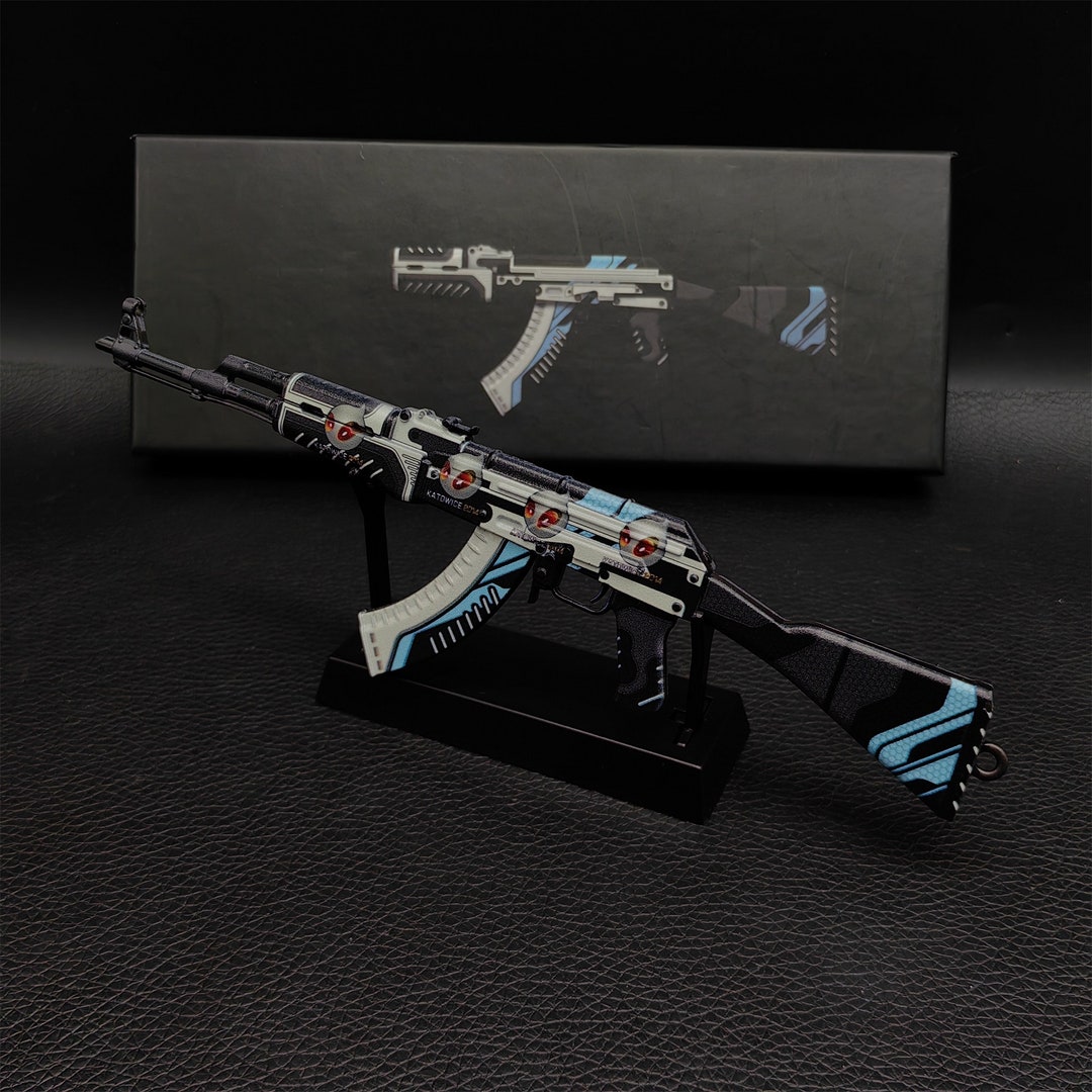 CSGO AK47 Vulcan Skin Small Size Replica Vulcan AK47 1/6