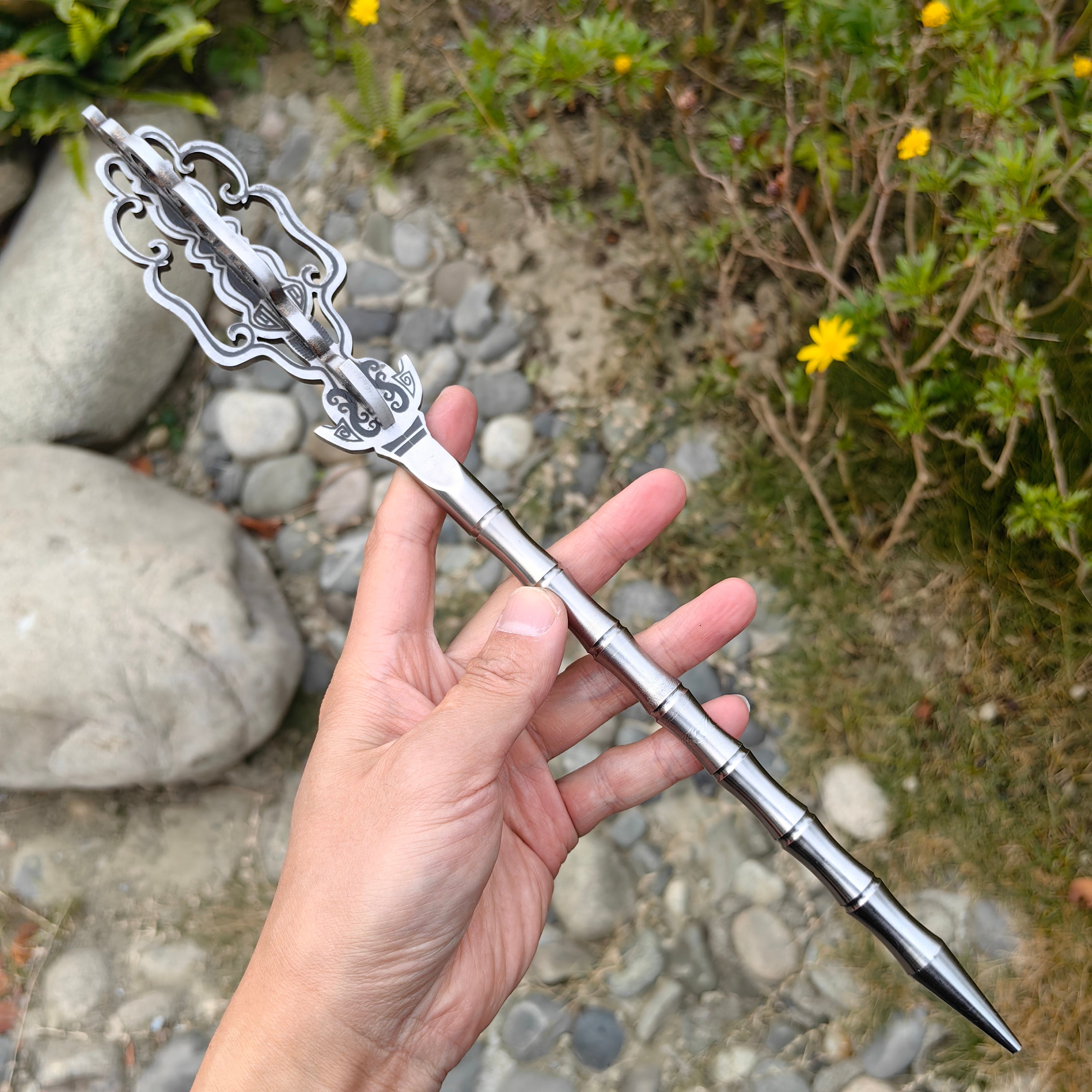 Tang Monk Staff Monkey King Bar Wukong Golden Cudgel Pig Bajie Rake Sha Wujing