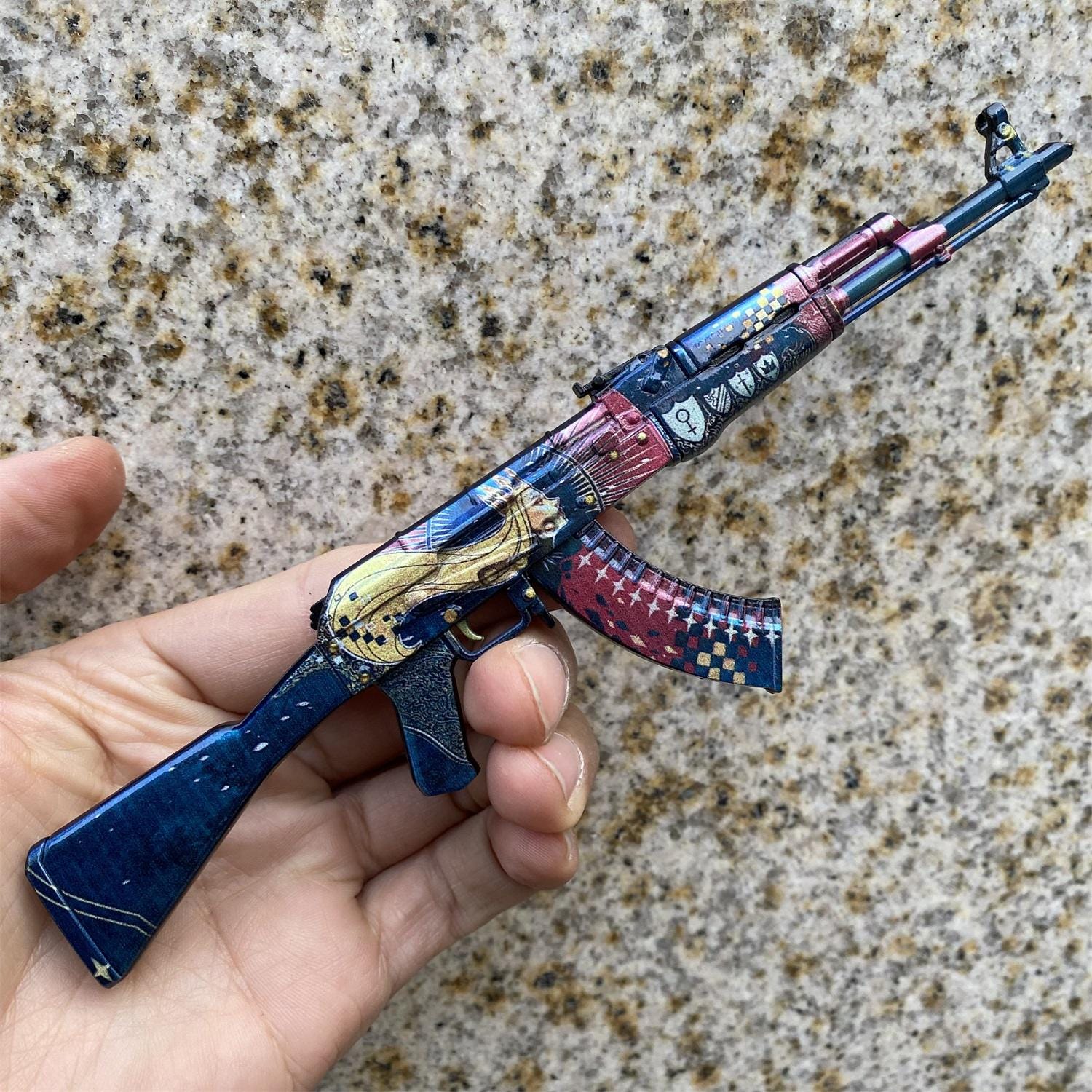 CSGO AK47 the Empress Mini Scale Tiny Gun Metal Craft for