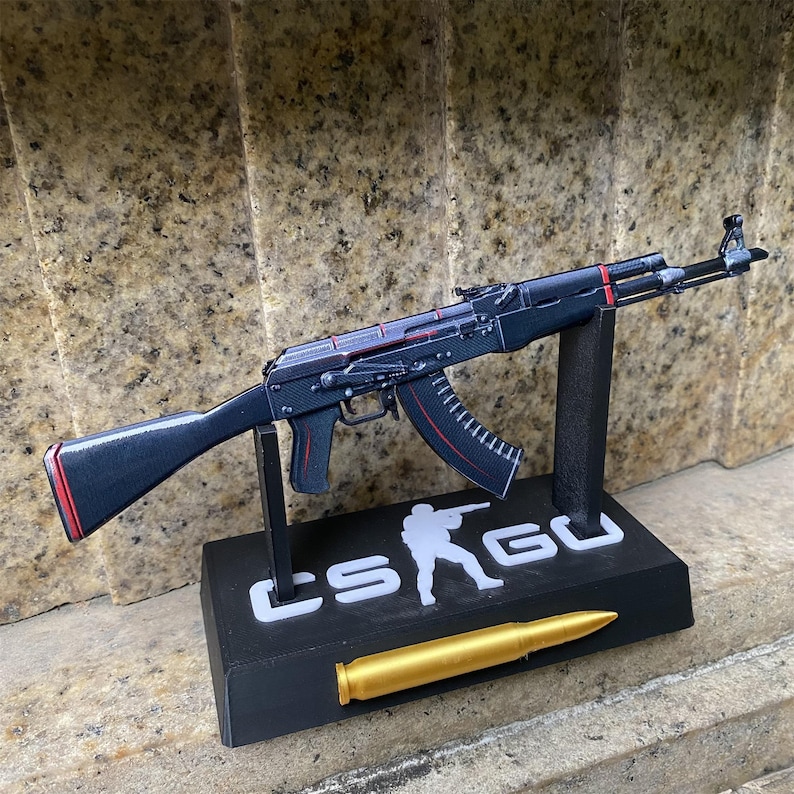CSGO AK47 Redline 1:6 Scale Tiny AK-47 Miniature Gamer Christmas Gifts ...