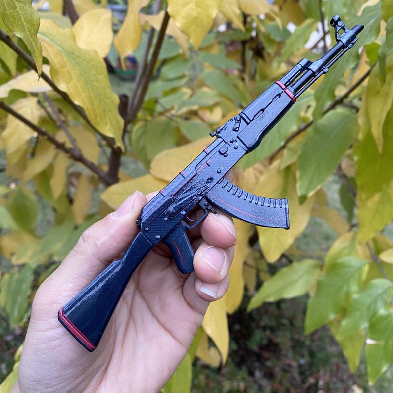 CSGO AK47 Redline 1:6 Scale Tiny AK-47 Miniature Gamer Christmas Gifts ...