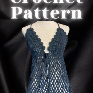 Front Tie Amesty Top - Written Crochet Pattern