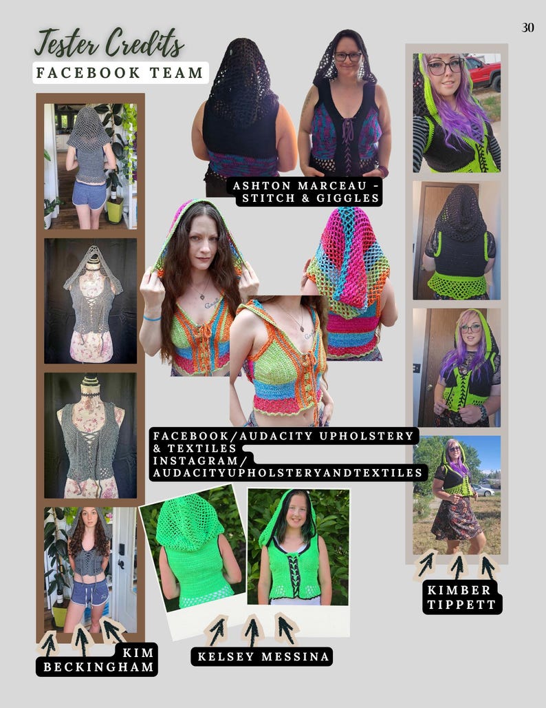Genisis Hoodie Top Crochet Pattern image 4
