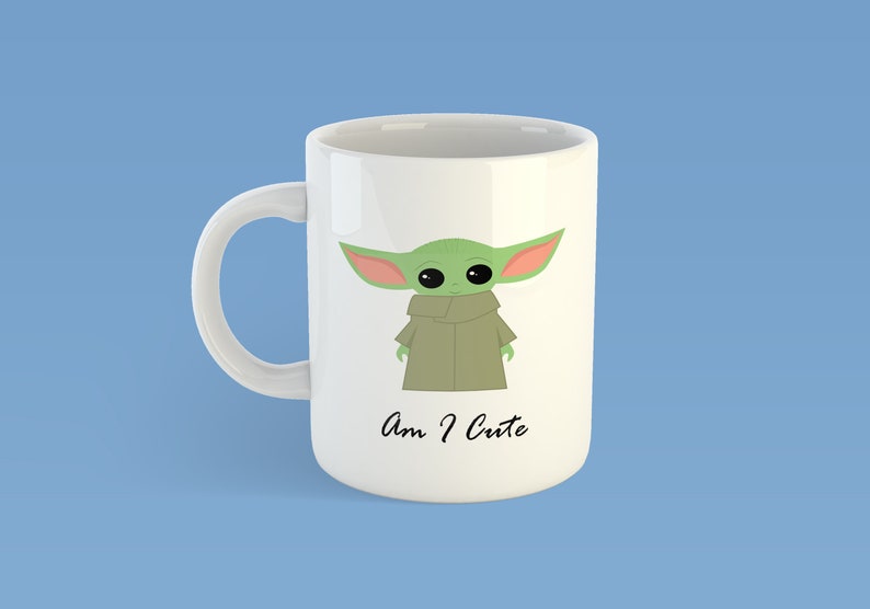 Download Super cute baby Yoda svg png jpeg AI EPS digital file | Etsy
