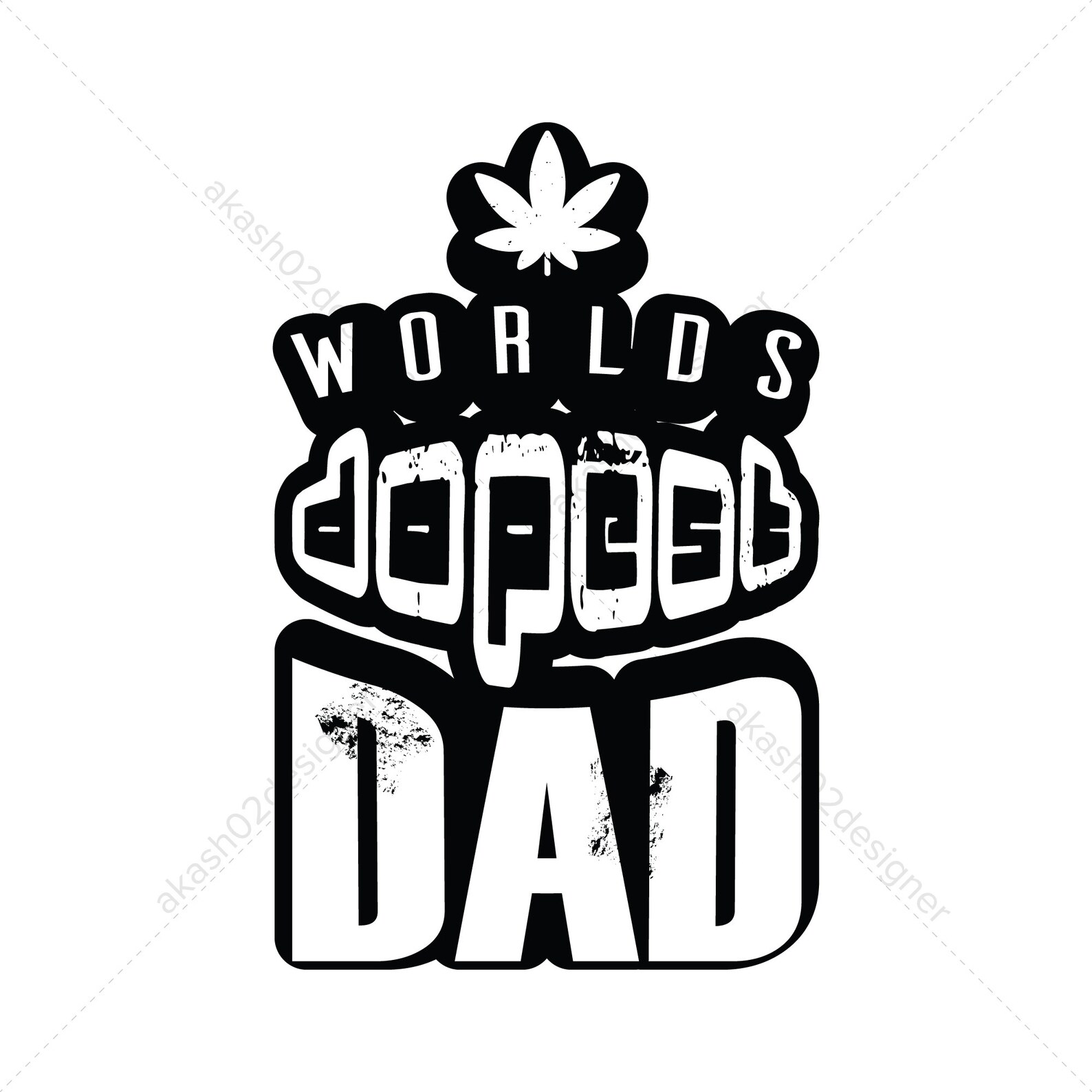 Download Worlds dopest dad always svg png jpeg AI EPS vector | Etsy