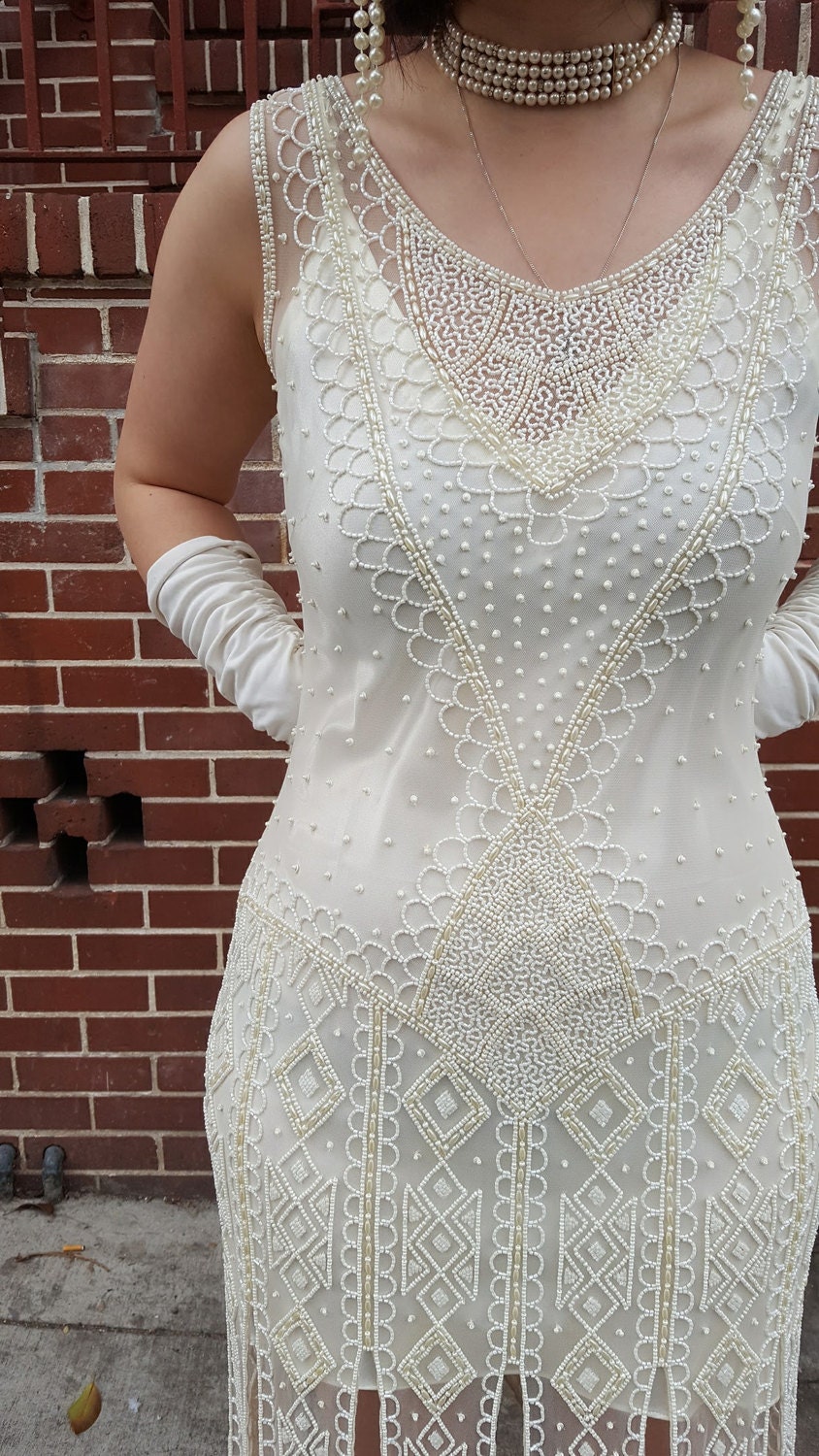 20er Jahre Stil Starlet Brautkleid | Etsy