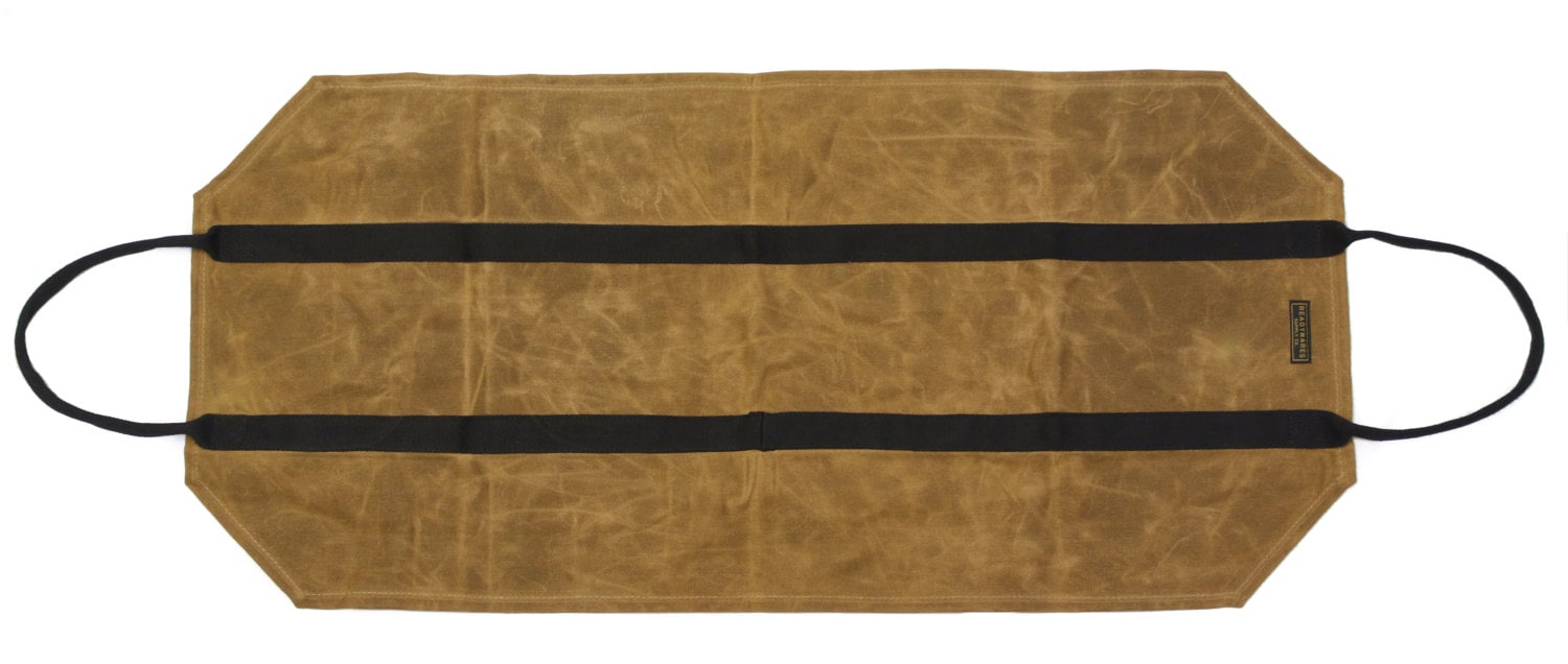 Readywares Waxed Canvas Firewood Carrier Etsy