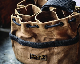 Waxed Canvas Parachute Nail Pouch | Tool and Hardware Organizer - Readywares