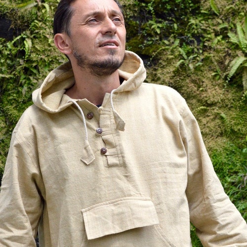 Hemp Hoodie 100 Hemp Handwoven Hemp Shirt Hemp Baja Etsy