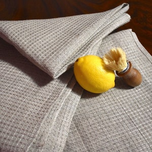 Hemp WAFFLE Towel 100% Old World Handwoven Woven