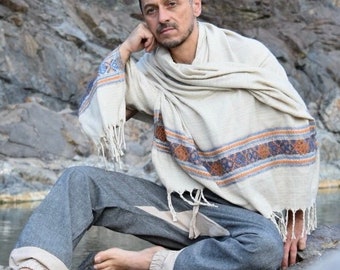 Gusset Hemp Pants | 100% Hemp Clothing | Boho Lounge Wear Gray Hemp Trousers Bottoms | Triangle Crotch Loose Fit Active Pants