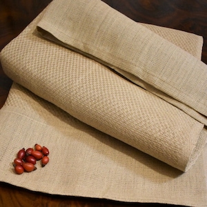 Hemp Towel 100% Handwoven Hemp Large Size Natural Soft Hypoallergenic Bath Towel Gift Fast Drying Outdoor Yoga Handmade