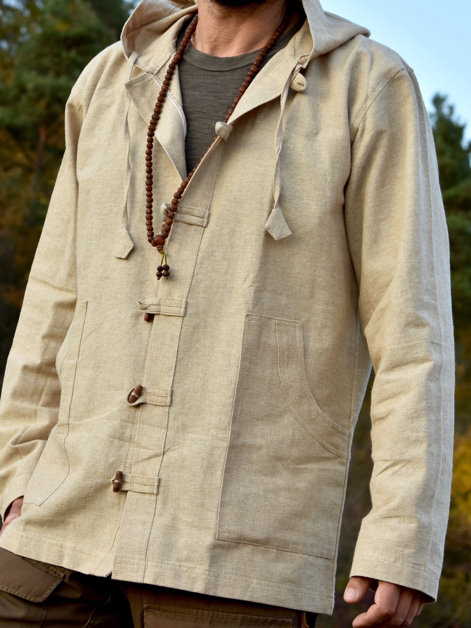 Hemp Jacket 100 Hemp Hoodie Hemp Mens Hemp Clothing Etsy