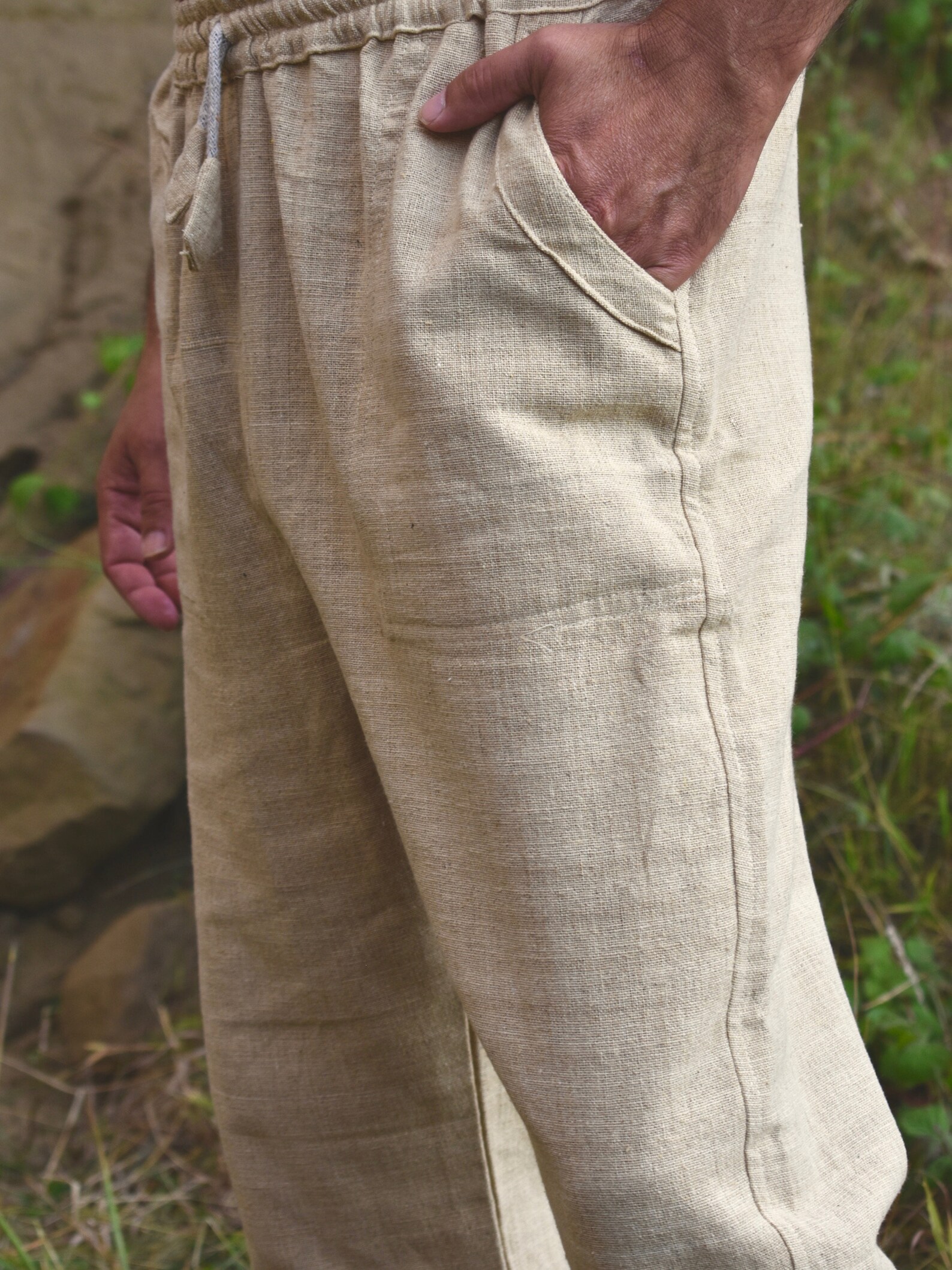 Hemp Pants 100 Hemp Clothing Hemp Trousers Bottoms Hemp Etsy
