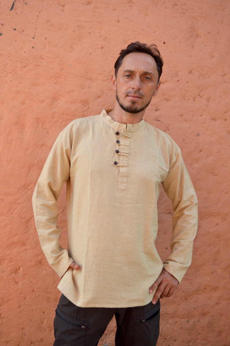Dress for Earth Hemp Shirt 100/% Hemp Handwoven