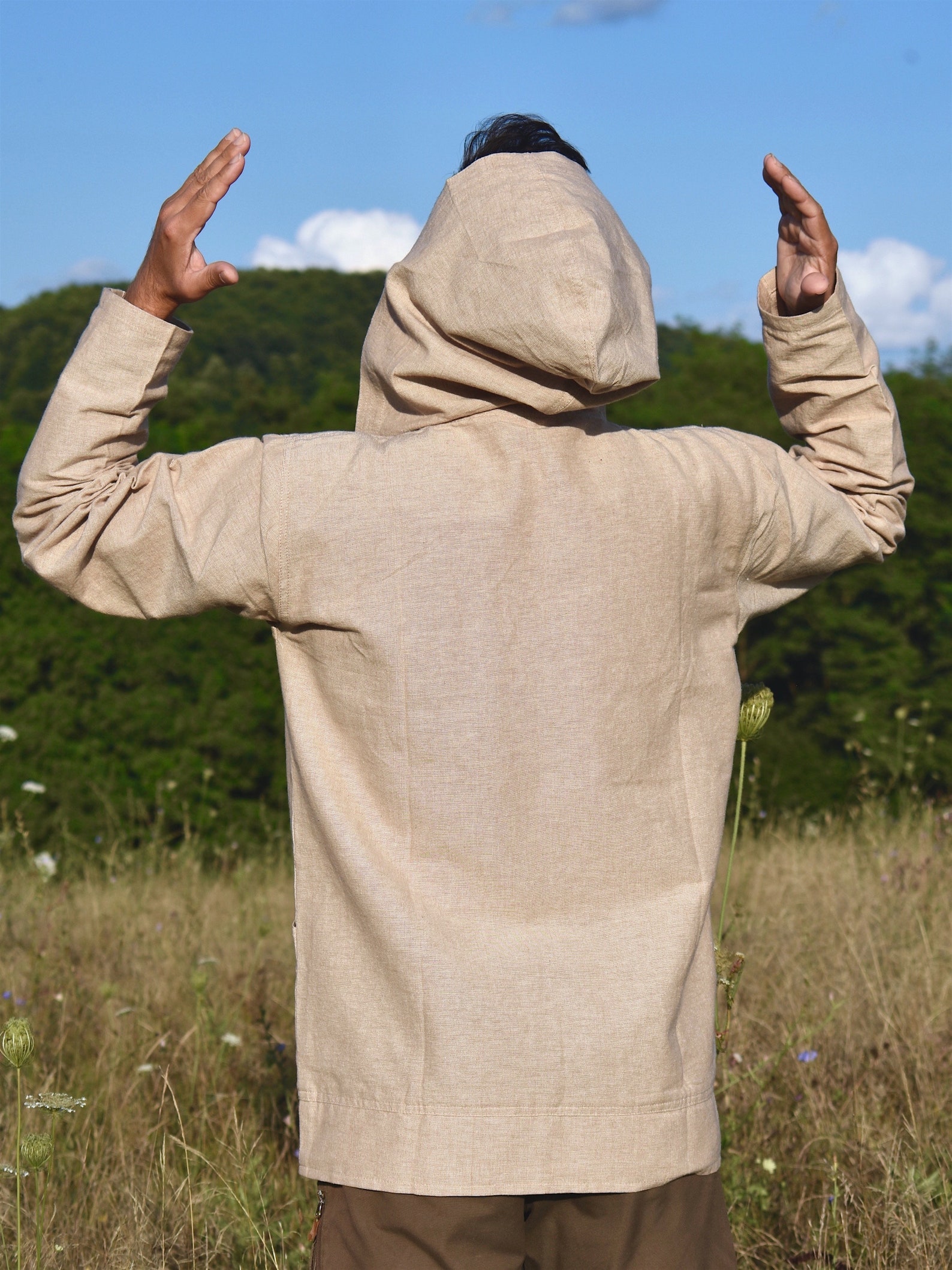 Hemp Hoodie 100 Hemp Handwoven Hemp Shirt Hemp Baja Etsy