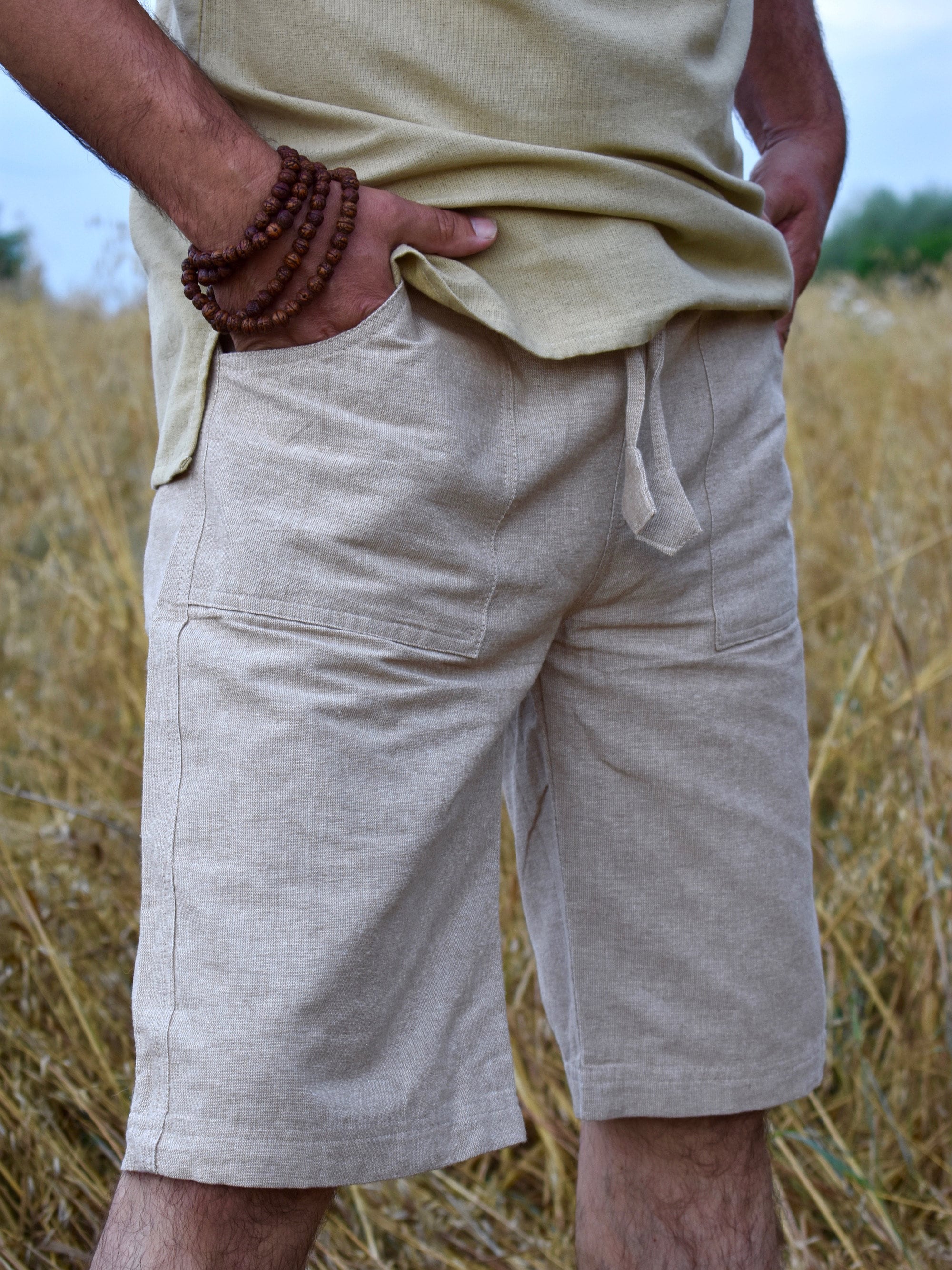 Hemp Shorts 100 Hemp Clothing Hemp Bottoms Hemp Men Etsy