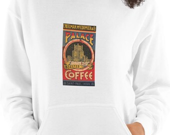 Sudadera Vintage Palace Coffee – Diseño retro de café tostado