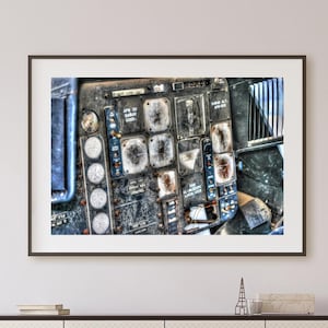 Helicopter Instrument Panel - Aviation Art, Airplane Art, Airplane Photography, Pilot Gift, Aircraft Photography, Cockpit, Instruments