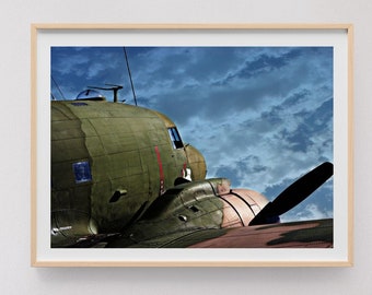 DC-3 Airplane Photo Print – Aviation Art, Pilot Gift