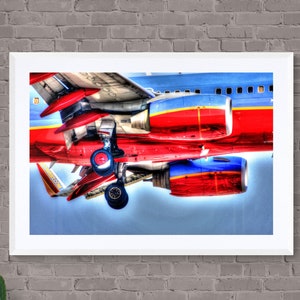 Boeing 737 Landing - Aviation Art, Airplane Art, Airplane Photography, Pilot Gift, Aircraft Photography, Airline, Boeing