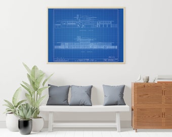 フランク・ロイド・ライト ロビー邸の設計図 – シカゴの歴史的建造物