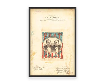 Plakat PHAT Medical Compound z 1876 r. – znak towarowy Vintage Remedy