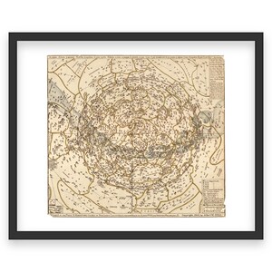 1909 北緯の星図 - ビンテージ天体図、天文星座図、歴史的な天空図の複製プリント