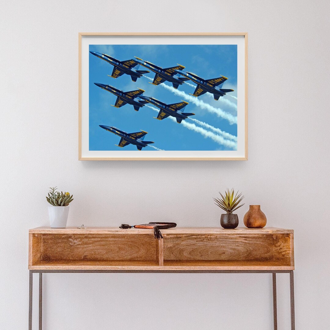 Blue Angels Pyramid Formation Flight - U.S. Navy Demonstration Team ...
