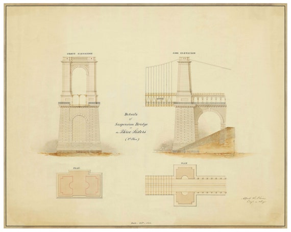 Landscape sketch of nanjing yangtze river bridge illustration image_picture  free download 401694923_lovepik.com