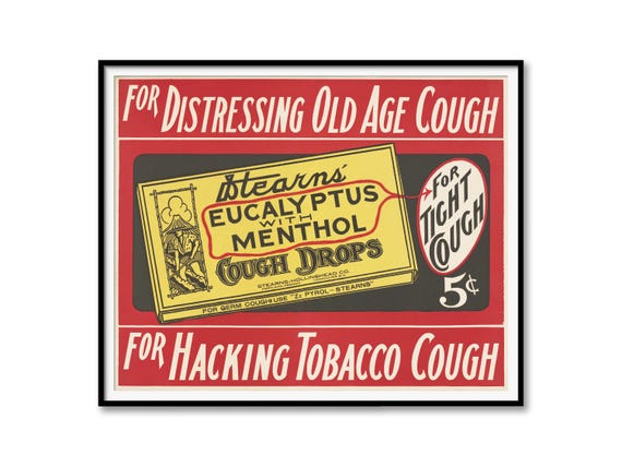 stearns tobacco Tin Star Menthol Pipe 3 oz. Bag  Tobacco Stock Stearns-Hollinshead Co. 14x12 Gold Ornate