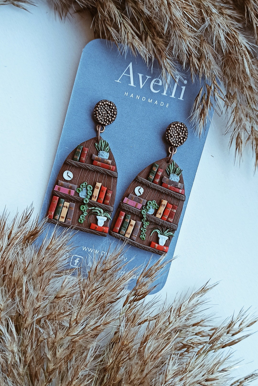 Book Lover Earrings, Book Nerd, Bookcase Earrings, Book Worm, Teacher ...