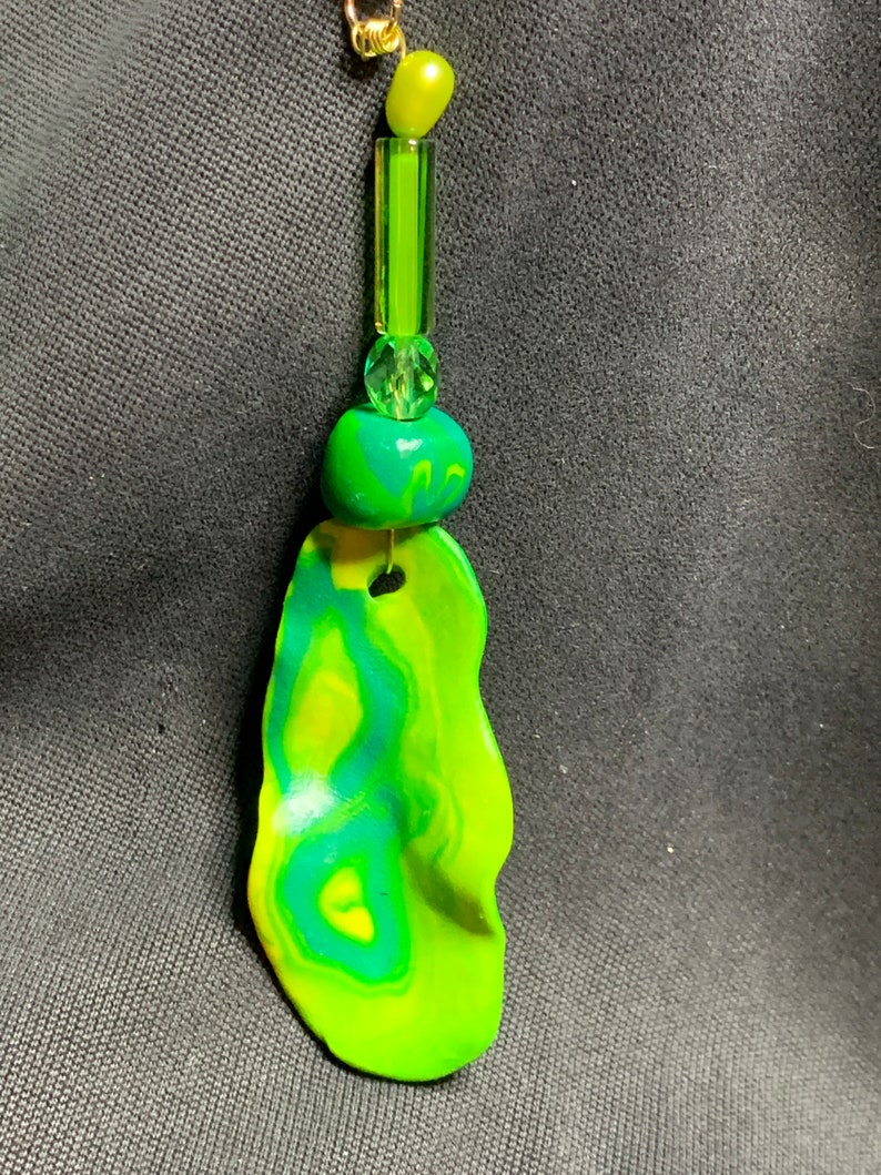 Polymer clay jewelry set