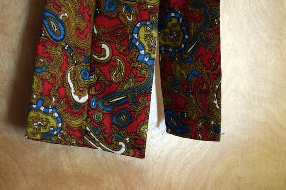 Vintage Scarf/tie/bow/red/blue/white/goldWomen's … - image 4