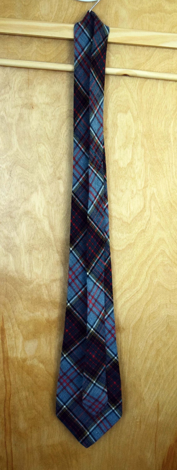 Vintage tie/Viyella/woven in Scotland/Michelsons … - image 4