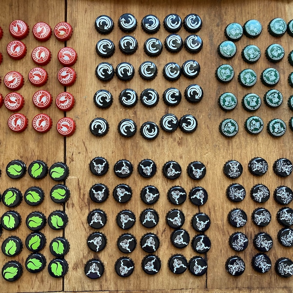 Craft Beer Bottle Caps for art and craft projects/DIY/used beer bottle caps/craft beer/micro brew/craft supplies/Lagunitas/Stone/Hop Valley