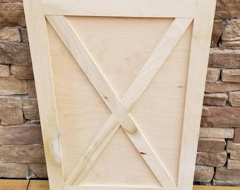 Custom Rustic Barn Style Kitchen Cabinet Replacement Door