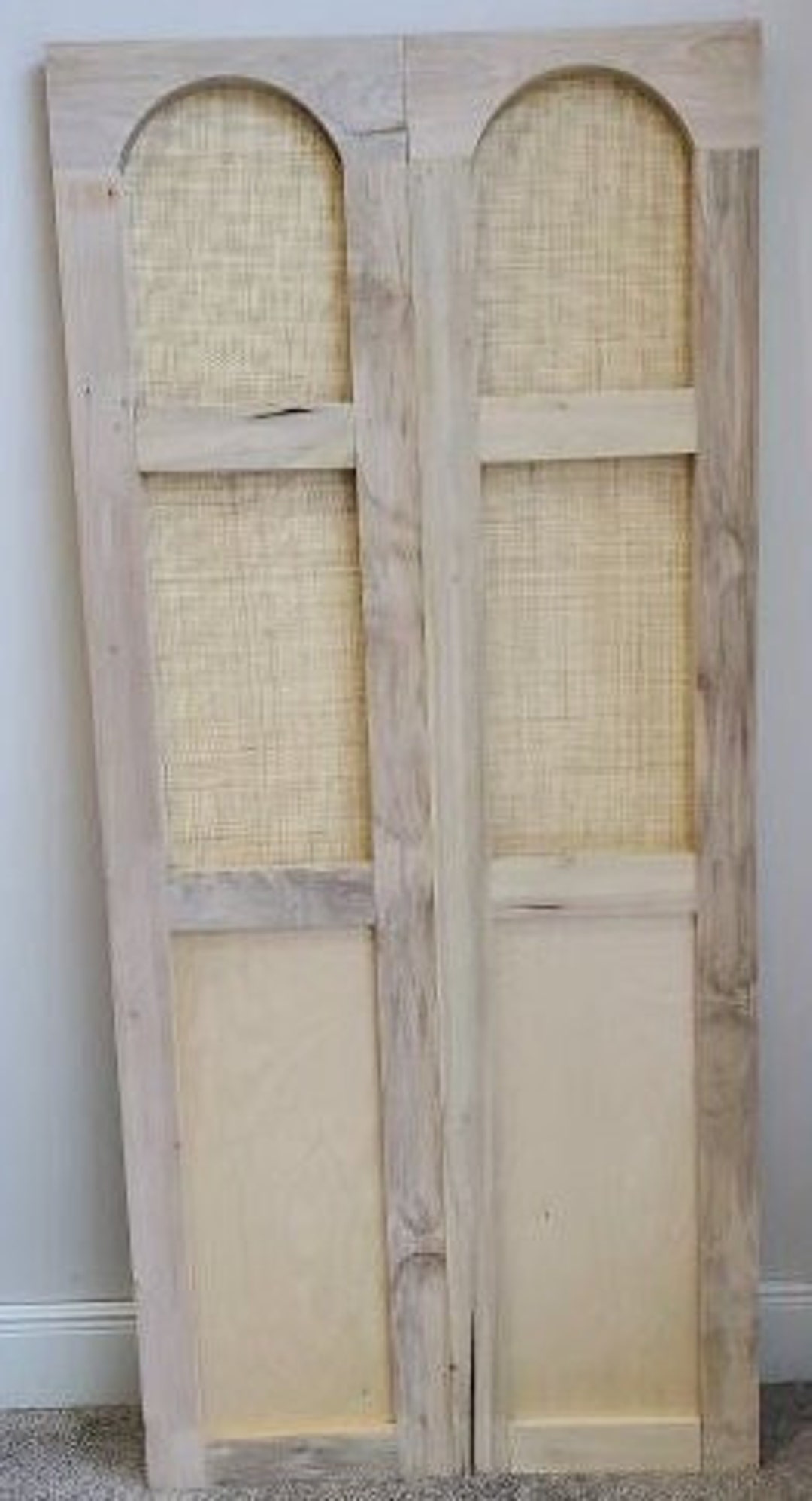 Arched French Doors With Webbing, Poplar Pantry Door, Double Door ...