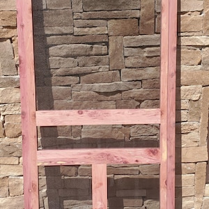 Custom Cedar Screen Door: Solid Wood, Cabin Style