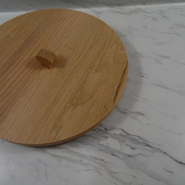 Oak Wood Crock Lid, Replacement Crock Lid, Custom Crock Lid